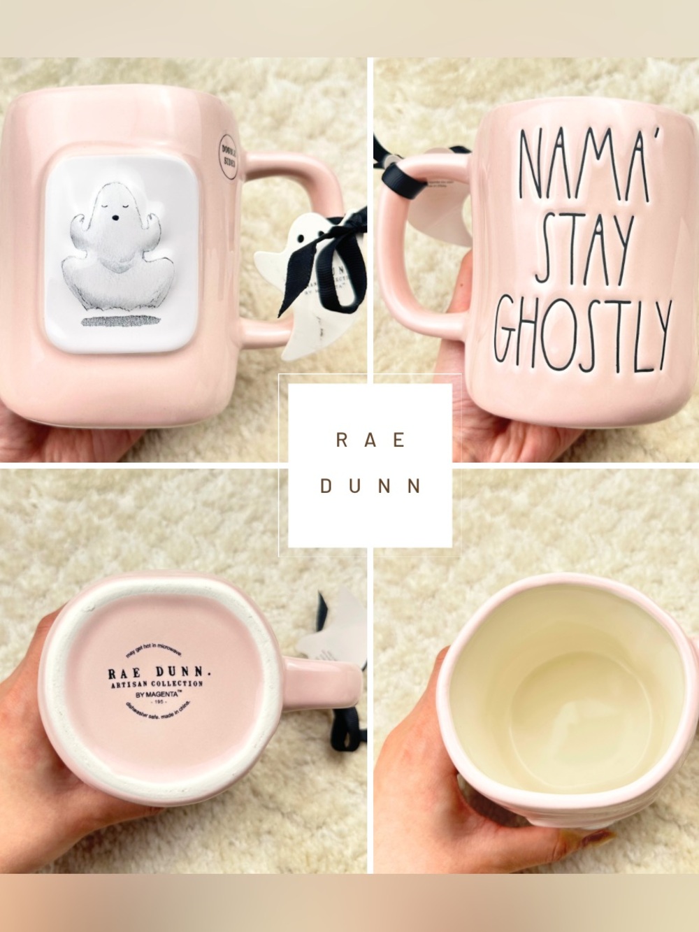 Rae Dunn Halloween Ghost Mug